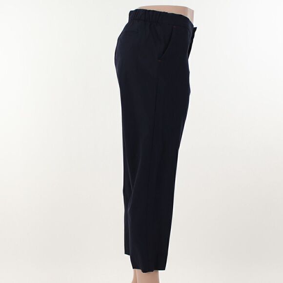 Tommy Hilfiger Cropped Flat-Front Pants - Midnight - Size 10 - Picture 5 of 5